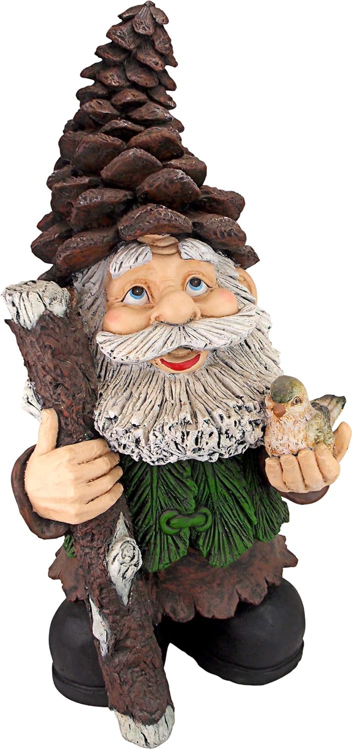 Amazon.co.jp Design Toscano Pinecone Percy Woodland Gnome Statue 31.5