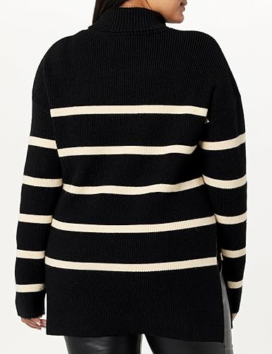 Miniatura 6 de The Drop Cuello alto Camilla con hombros caídos para mujer