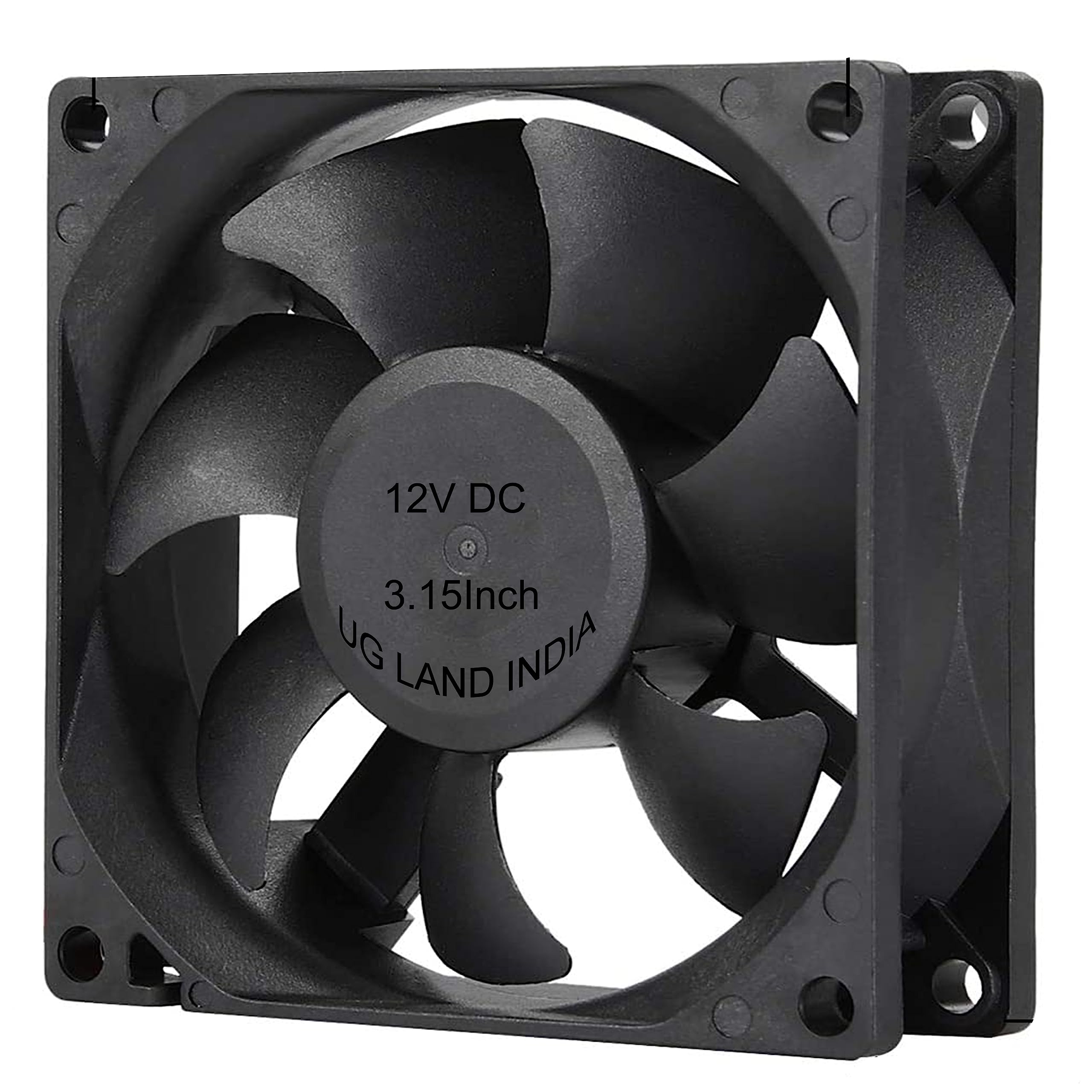 UG LAND INDIA (3.15Inch) DC 12V PELTIER Cooling Fan Heat Sink DC Cooling Fan CF8025 High Speed Exhaust Muffin Fan Low Noise 3500RPM (B0C79NXDRY) Amazon Price History, Amazon Price Tracker