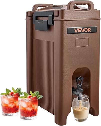 Miniatura 31 de VEVOR Dispensador de bebidas aislado, servidor térmico de bebidas de acero inoxidable de 3.2 galones/12L con espiga y pantalla de temperatura