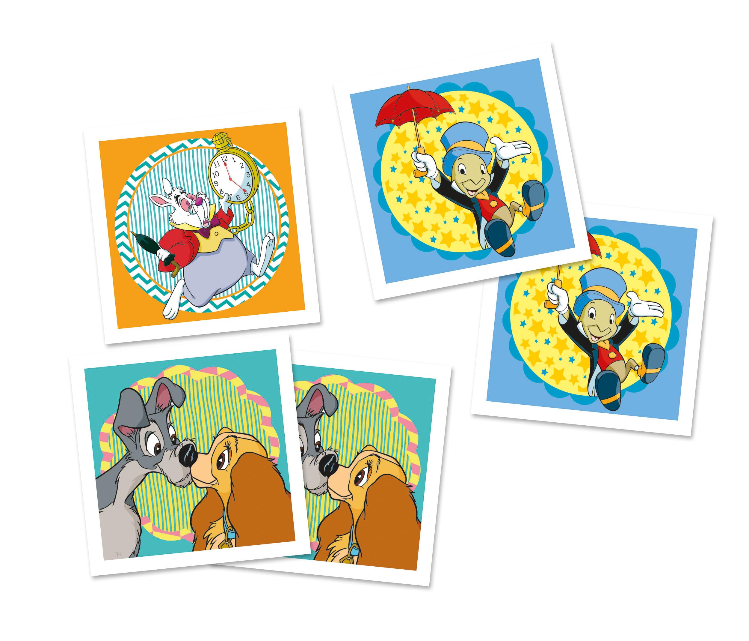 Clementoni - 18298 - Memo Disney Classics - Gioco Di Memoria E Associazione, Carte Da Accoppiare, Gioco Educativo Bambini 4 Anni, Gioco Di Carte, Gioco Da Tavolo Bambini, Made In Italy