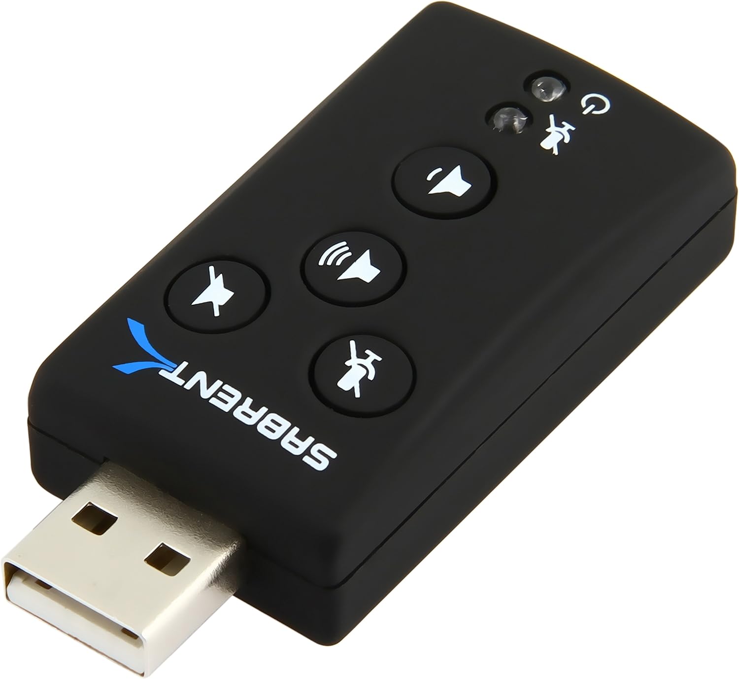 Sabrent USB 2.0 Virtual External 7.1 Surround Sound Adapter (USB-AUDD)