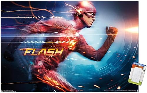 Trends International DC Comics TV-The Flash-Speed Force - Póster de pared, 22.375 x 34 pulgadas, paquete de póster y montaje prémium