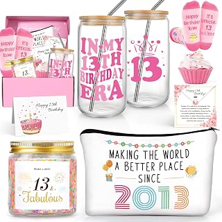 13th Birthday Gifts for Girls, Unique Gifts for 13 Year Old Girls Born in 2013, In My 13th Birthday Era Gift Set with 13 Fabulous Gifts, Happy 13 Year Old Girl Birthday Present Ideas for Teen Girls