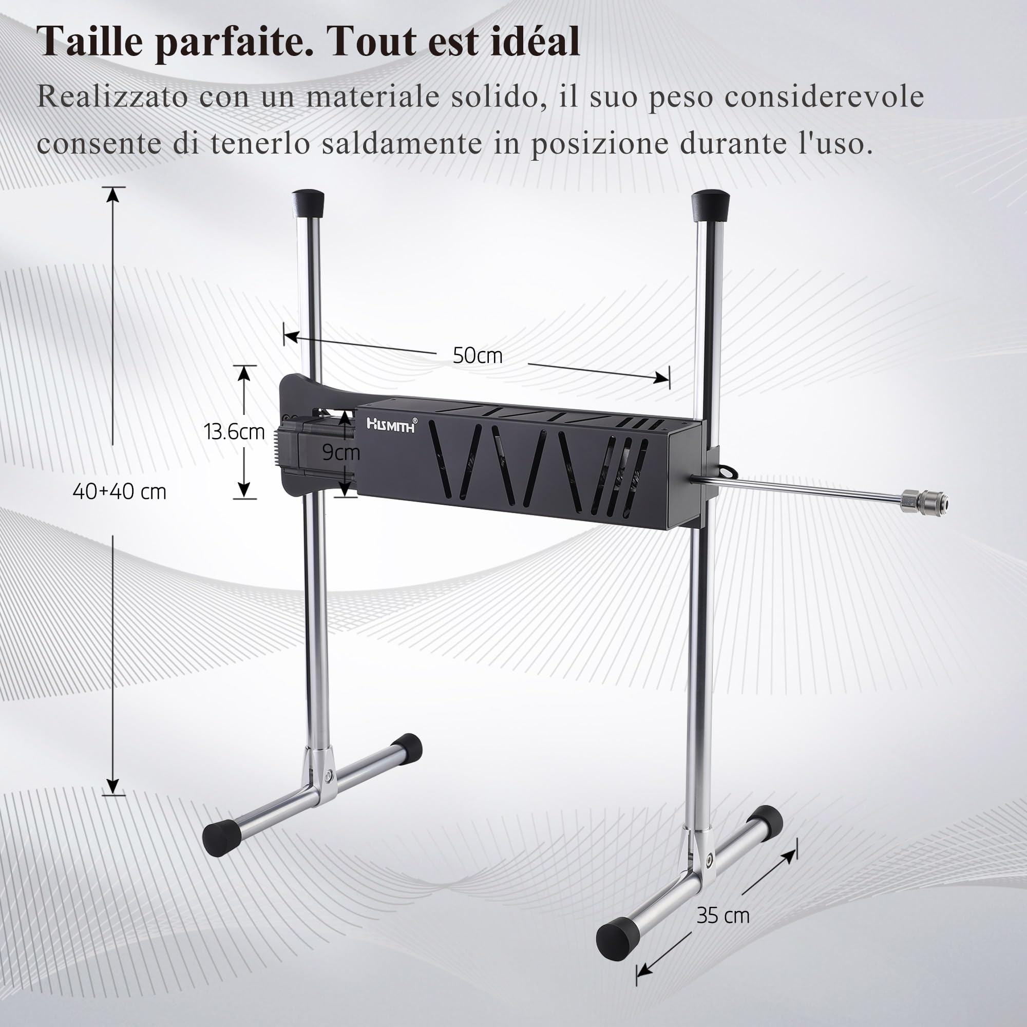 Hismith sex machine, macchina del sesso con sistema KlicLok, sex macchina automatica donna controllo intelligente tramite app - Giocattolo sessuale di punta