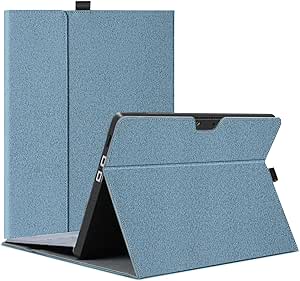 13 Inch Keyboard Case For Microsoft Surface Pro 9/8/7 Plus/7/6/5/4 PU Leather Portfolio Business Cover Funda With Pen Hoder - 7 - View #3