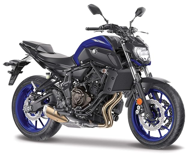 Maisto Yamaha MT07 Motorbike-1:18 Scale-Incredibly Detailed Die-Cast Replica Collectible Motorcycle Model…
