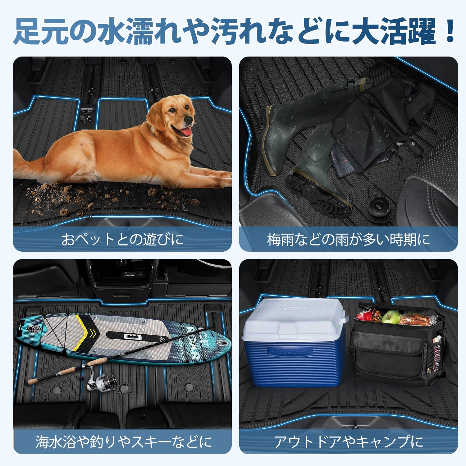 Amazon | Kotesoto トヨタ 新型 アルファード40系 フロアマット ヴェル 