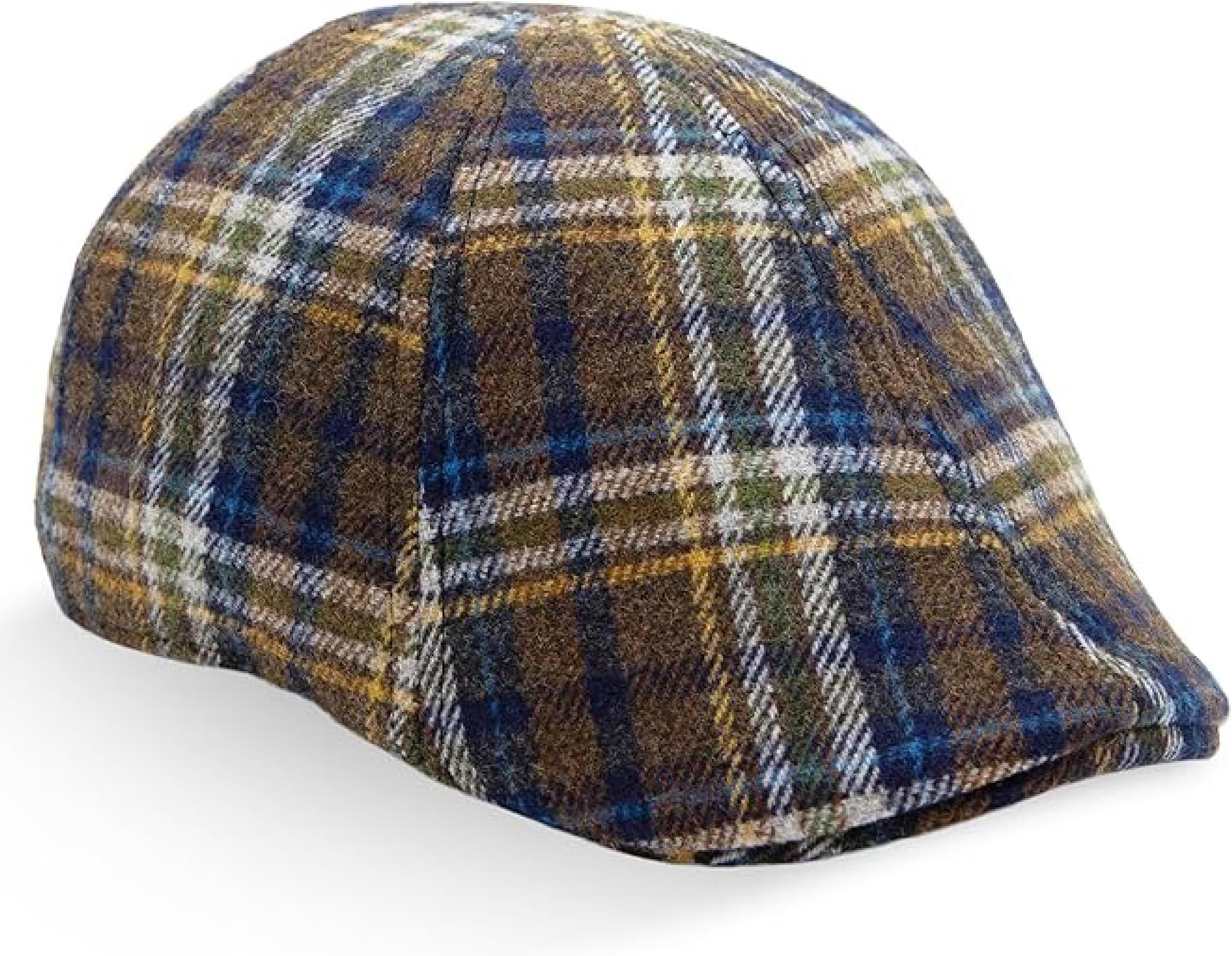 Boston Scally Cap - Underdog Newsboy Flat Cap - 6 Panel Polyester Fitted Hat for Men