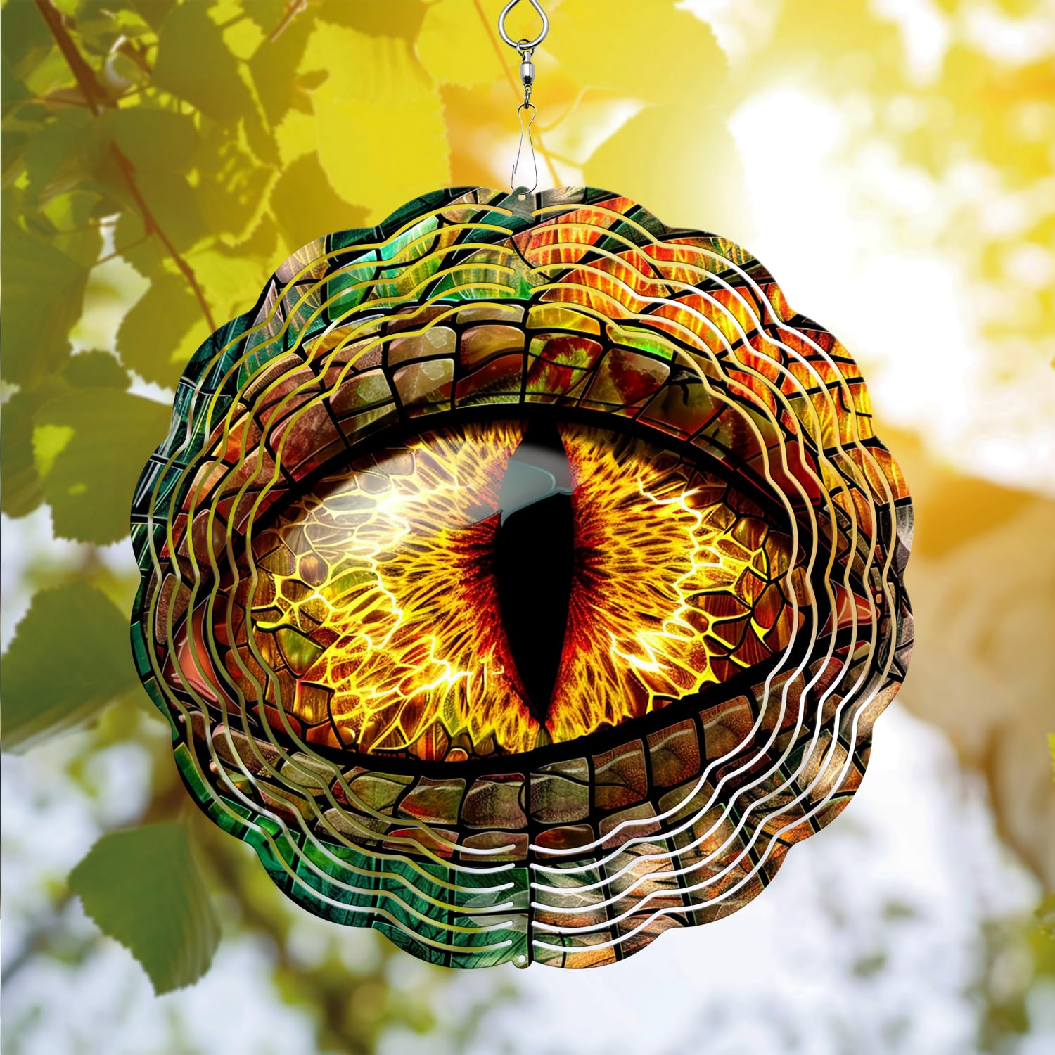 Amazon.com: PODMemory Dragon Eye Wind Spinner - Unique 3D Hanging