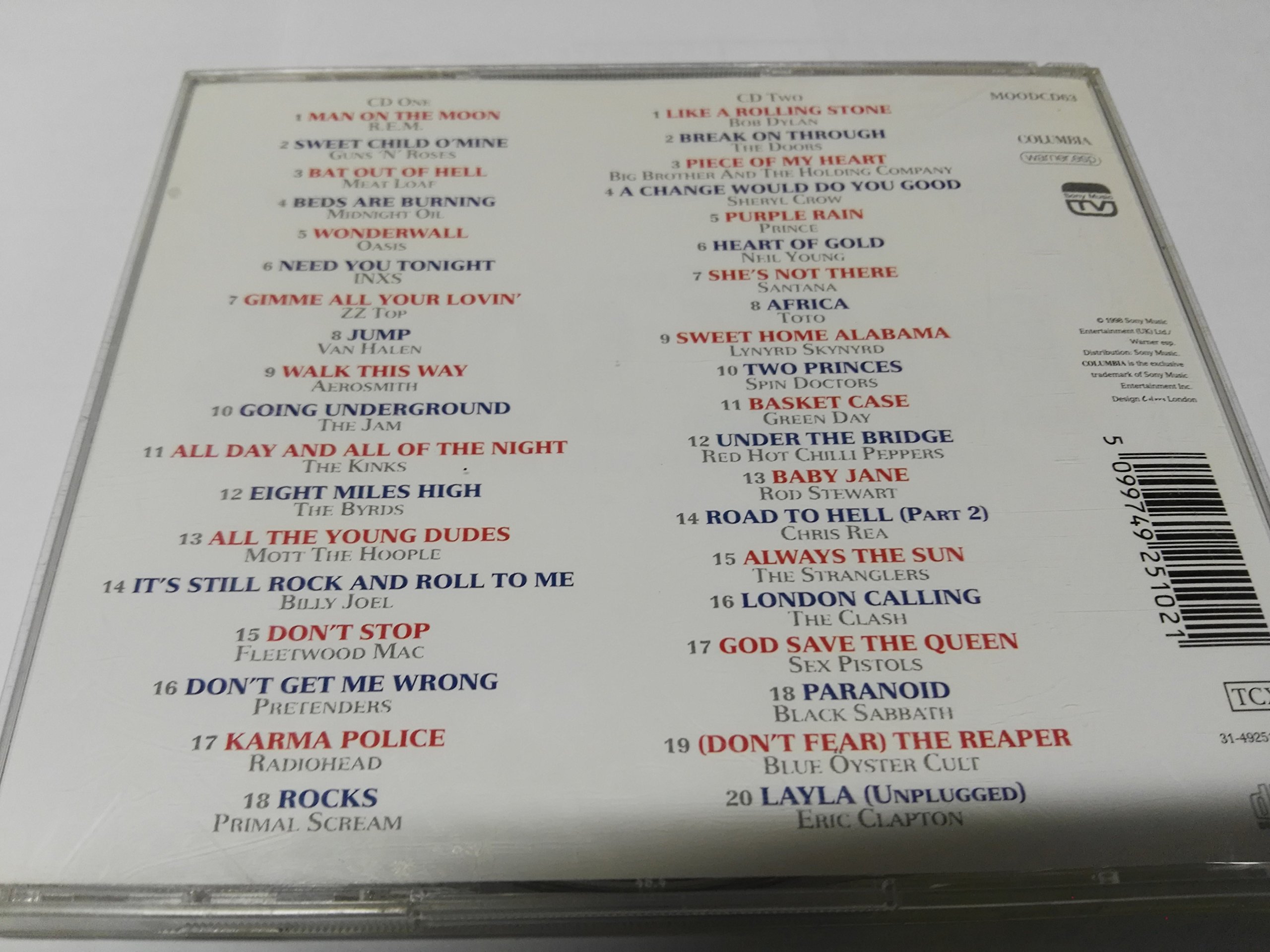The All Time Greatest Rock Songs
