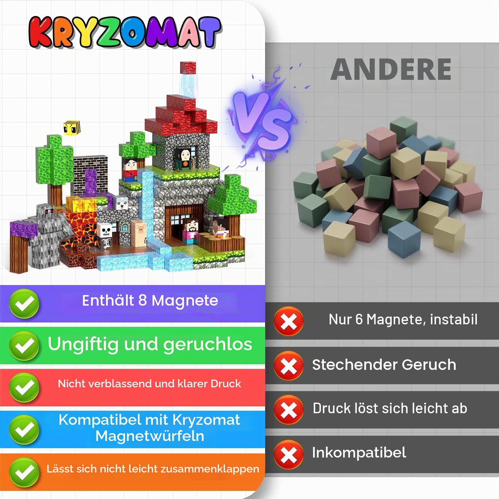 Magnetische Bausteine 150 PCS, Magnetbausteine für 3+ Jahre, Magnet Spielzeug Sets für Kinder Jungen Mädchen, Abenteuer Thema für Geburtstag