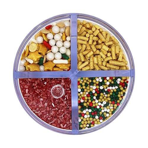 Miniatura 50 de Mystic Sprinkles Surtidos de 4 celdas (una Navidad clásica en plata, pequeña)