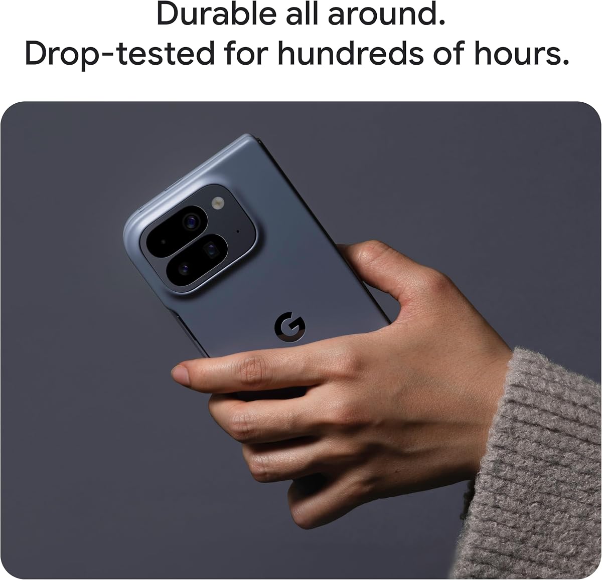 Pixelsnap Case for Pixel 10 Pro Fold - Durable Protection - Stain-Resistant Silicone - Google Pixel Case - Obsidian