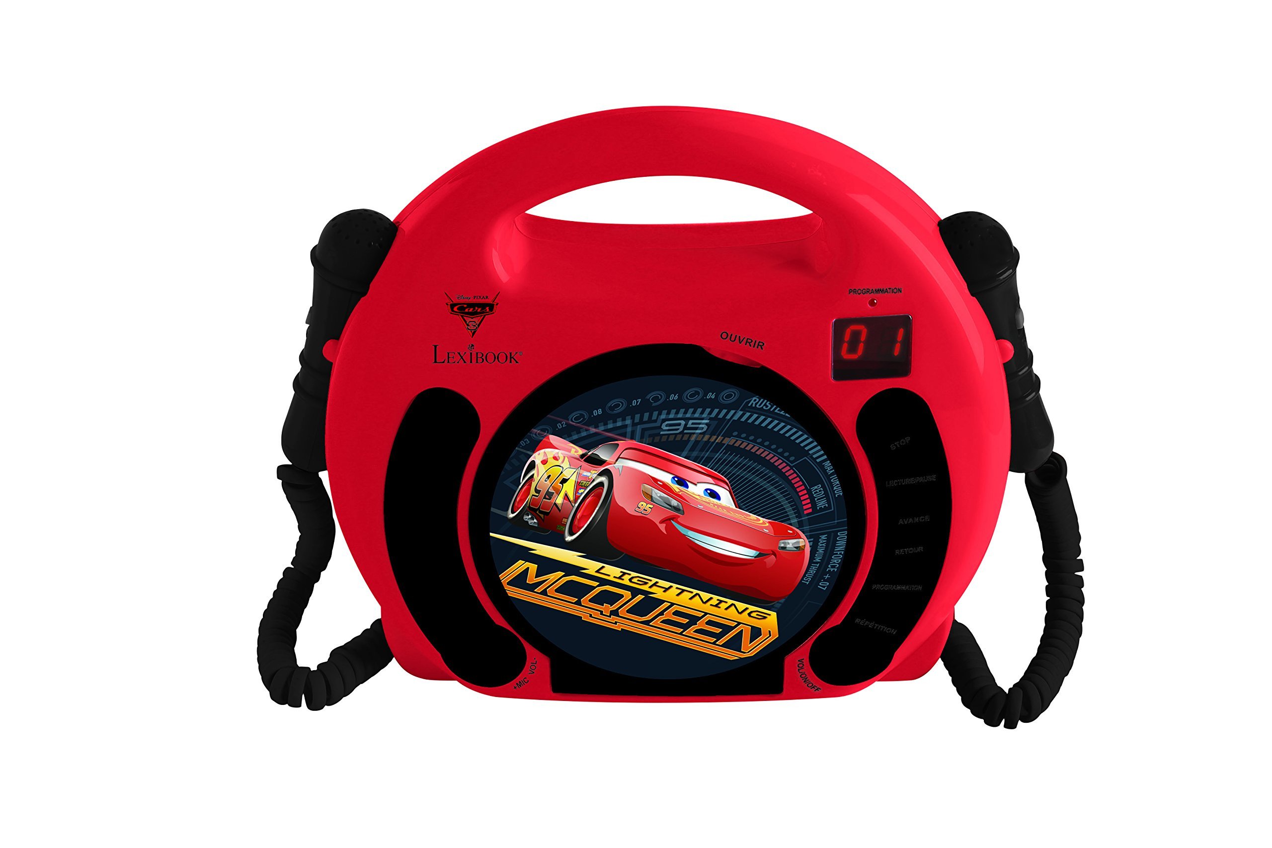 Lexibook Disney Pixar Cars Lightning Mcqueen Radio Cd
