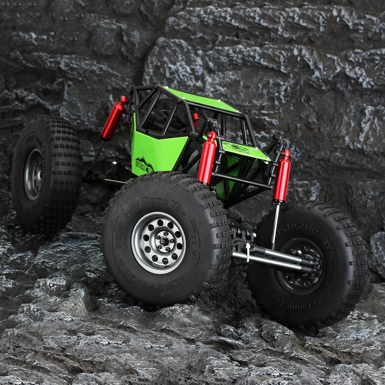INJORA RC Crawler Tires 2.2 Inch Rubber Tires Set for RC Crawler Axial SCX10 Wraith 90018 RR10 Bomber RBX10 Ryft