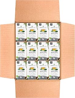 Miracle Tree - 12 Count of Organic Moringa Superfood Tea, 25 Individually Sealed Tea Bags, Earl Grey (Keto, Detox, Energy/Immunity Booster, Vegan, Gluten-Free, Organic, Non-GMO, Caffeine-Free)