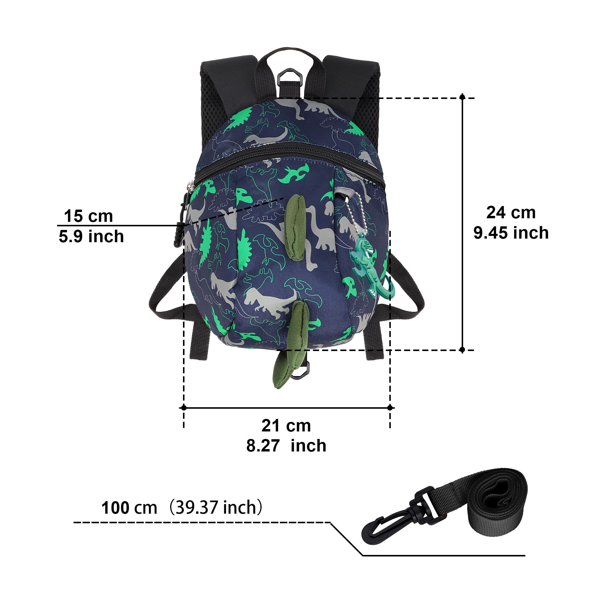 TOPWAYS Kids Dinosaur Backpack Boys Girls Toddler Rucksack - Image 4