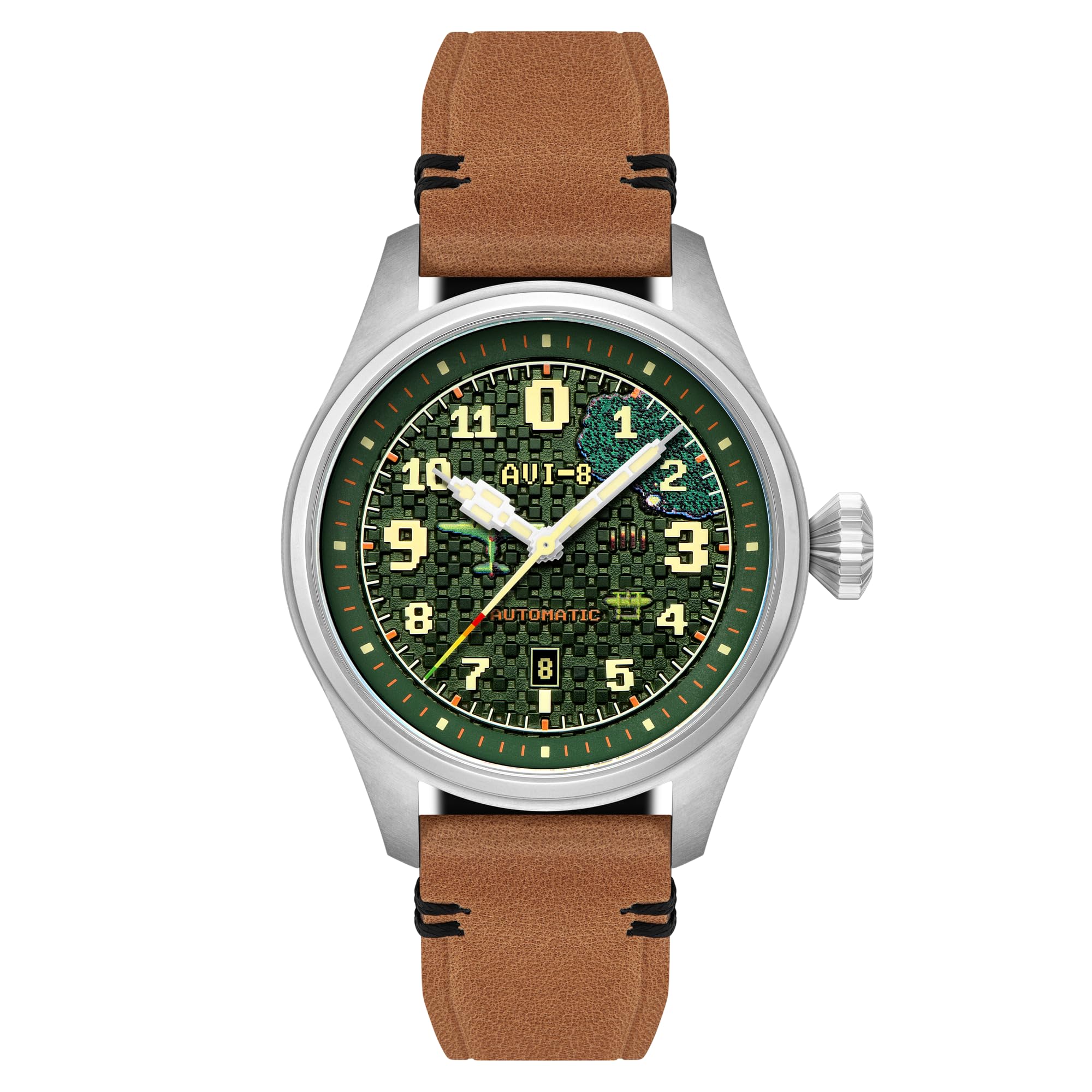 AVI-8 Hawker Hurricane Clowes montre automatique 46mm Capcom 1942 - 8