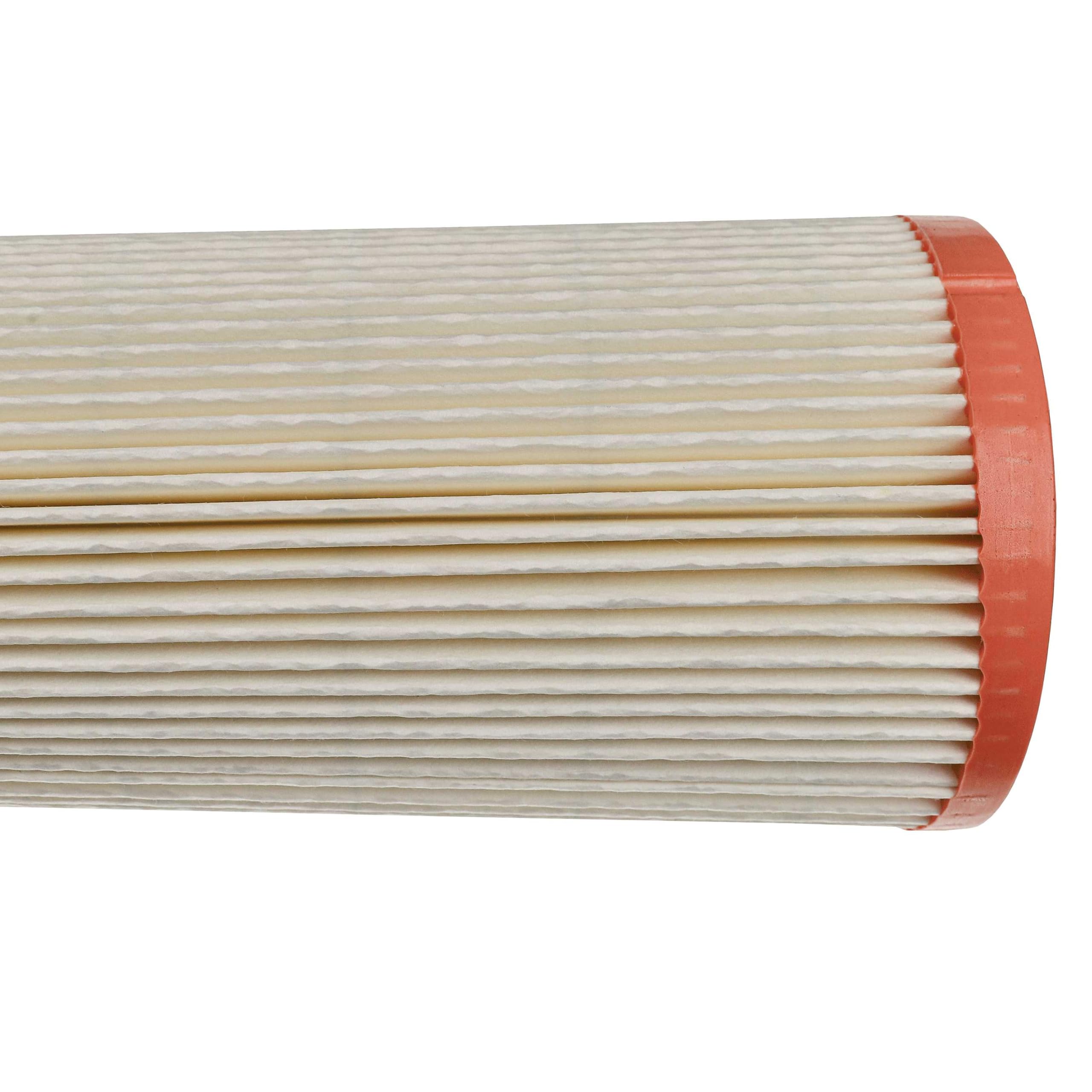 vhbw 2x Filtro reemplaza Dustcontrol 42024 para aspiradora - filtro Hepa naranja blanco
