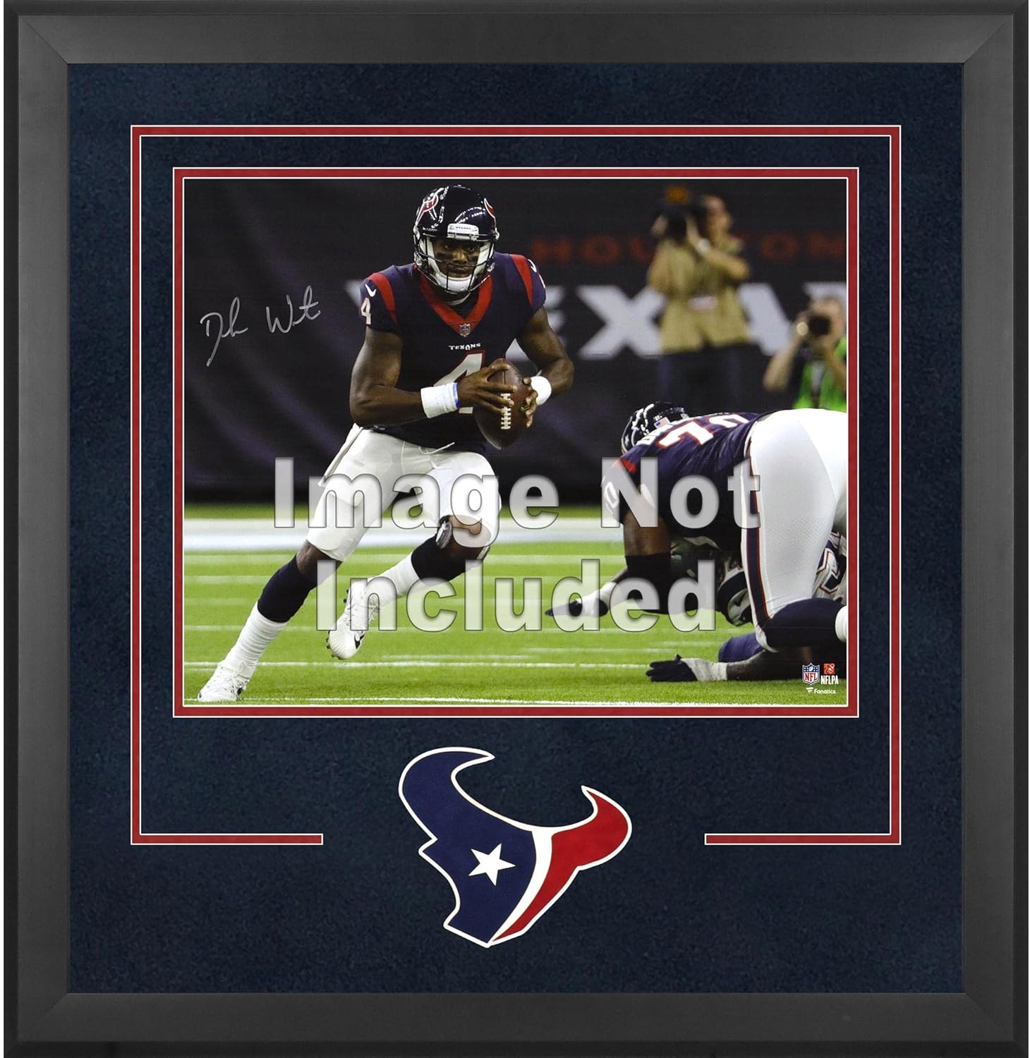 Houston Texans Deluxe 16" x 20" Horizontal Photograph Frame with Team Logo - Football Other Display Cases