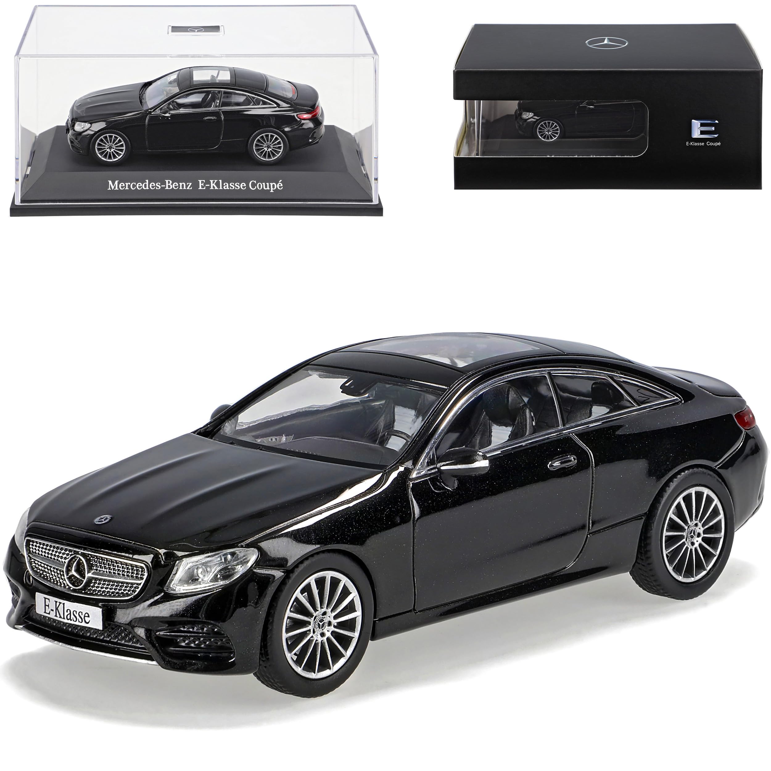 Generisch Mercedes-B E-Klasse C238 Coupe Obsidian Schwarz Ab 2016 1/43 Kyosho Modell Auto