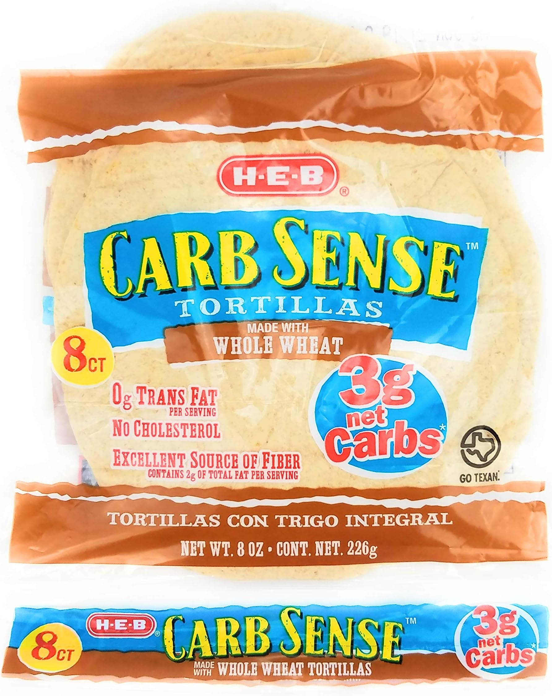 HEB Carb Sense Wheat Tortillas Keto Friendly, Low Carb