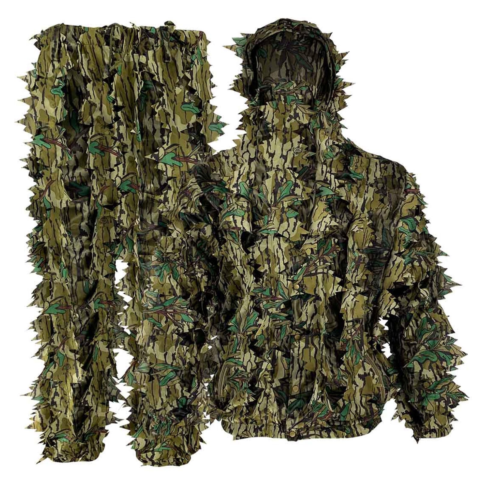 Titan 3D Leafy Suit - 3D Hunting Gear Suit for Men, Camo Hunting Suits, Breathable Leafy Jacket, Lightweight & Breathable, Cool Hunting Accessories for Adults - Mossy Oak Greenleaf Pattern (S/M)-picture-54