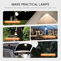 Vista 4 de Rechargeable Portable LED Camping Lantern,3000LM,10000mAh PowerBank, LED Tent Lights for Camping,Essential Waterproof Camping Light for Hiking