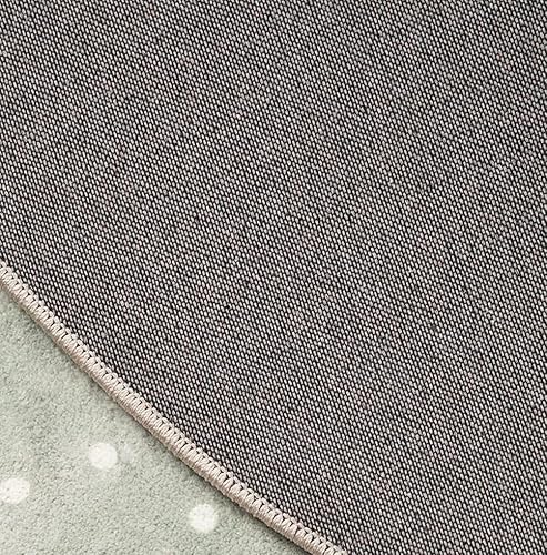 Miniatura 10 de Contemporay - Alfombra redonda irregular de lana, color beige, de 5 pies, para habitación del bebé, alfombra bohemia elegante para entrada, alfombra