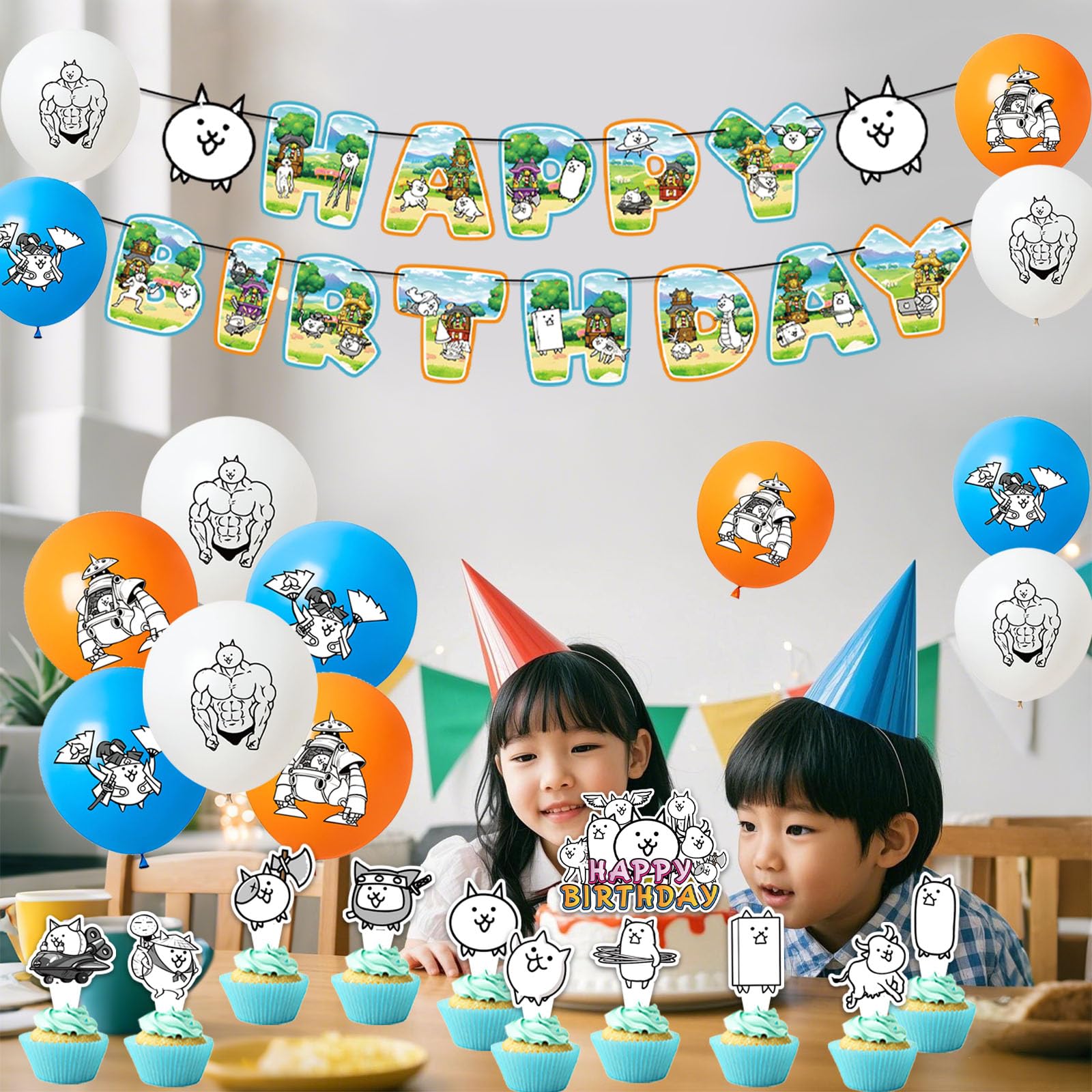Amazon | 誕生日 飾り付けセット キャラクター 誕生日飾り風船