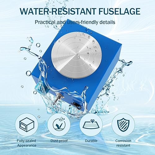 Miniatura 5 de Mini rueda de cerámica para niños, rueda de cerámica eléctrica de secado al aire, máquinas de arcilla de velocidad ajustable con lavabo desmontable,