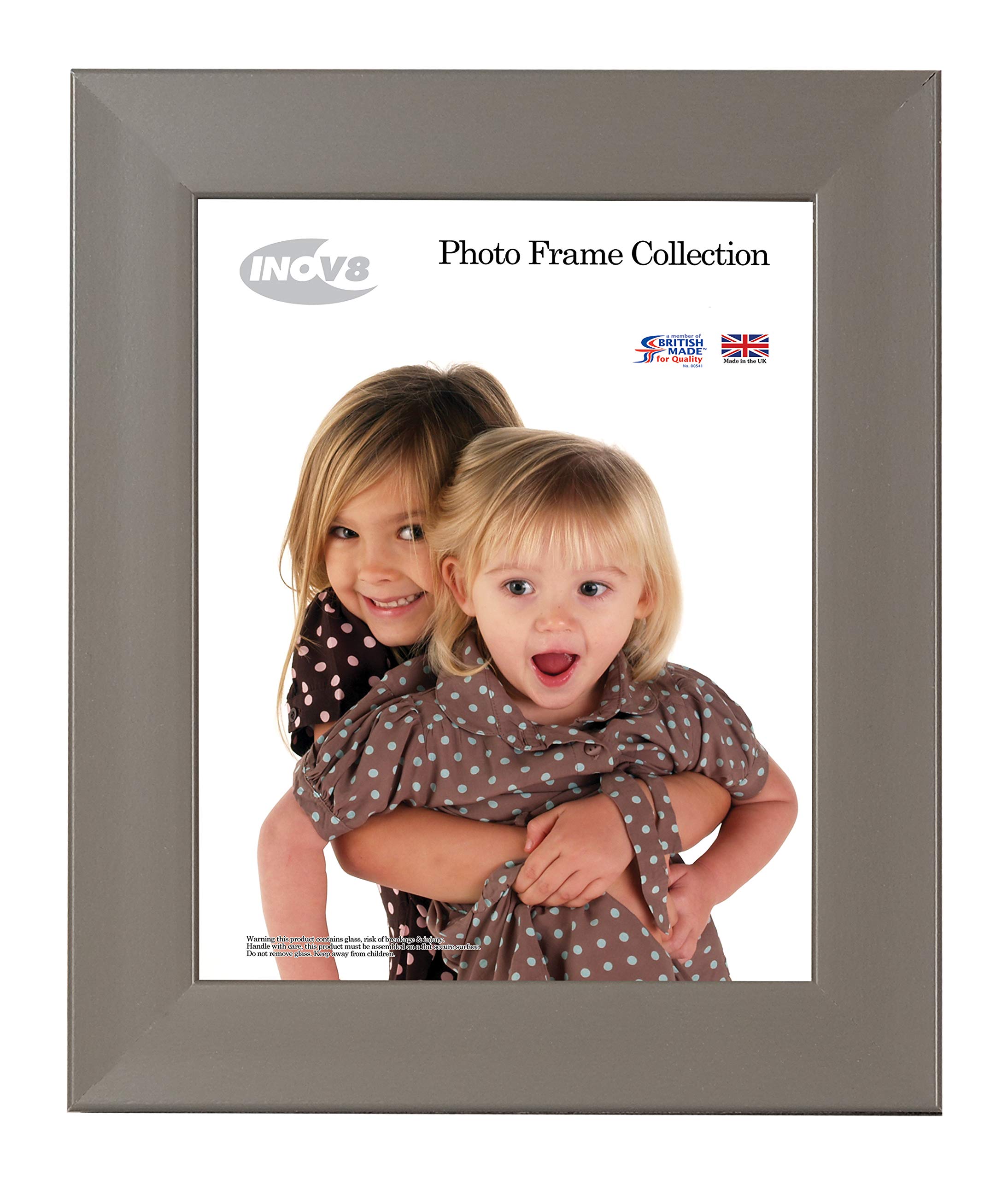 Inov8 Framing British Made Photo Frame Value Dark Grey 8x6