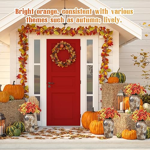 Vista 42 de Lyrow 100 paquetes de flores artificiales violetas, flores sintéticas resistentes a los rayos UV para exteriores, flores de seda sintética, flores