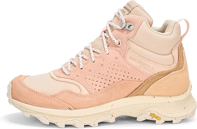 Merrell Women's Speed Solo Mxd Mid Wp Hiking Boot, Poplar, 6
