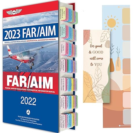 FAR AIM 2023 & 2022 Tabs for Private Pilots