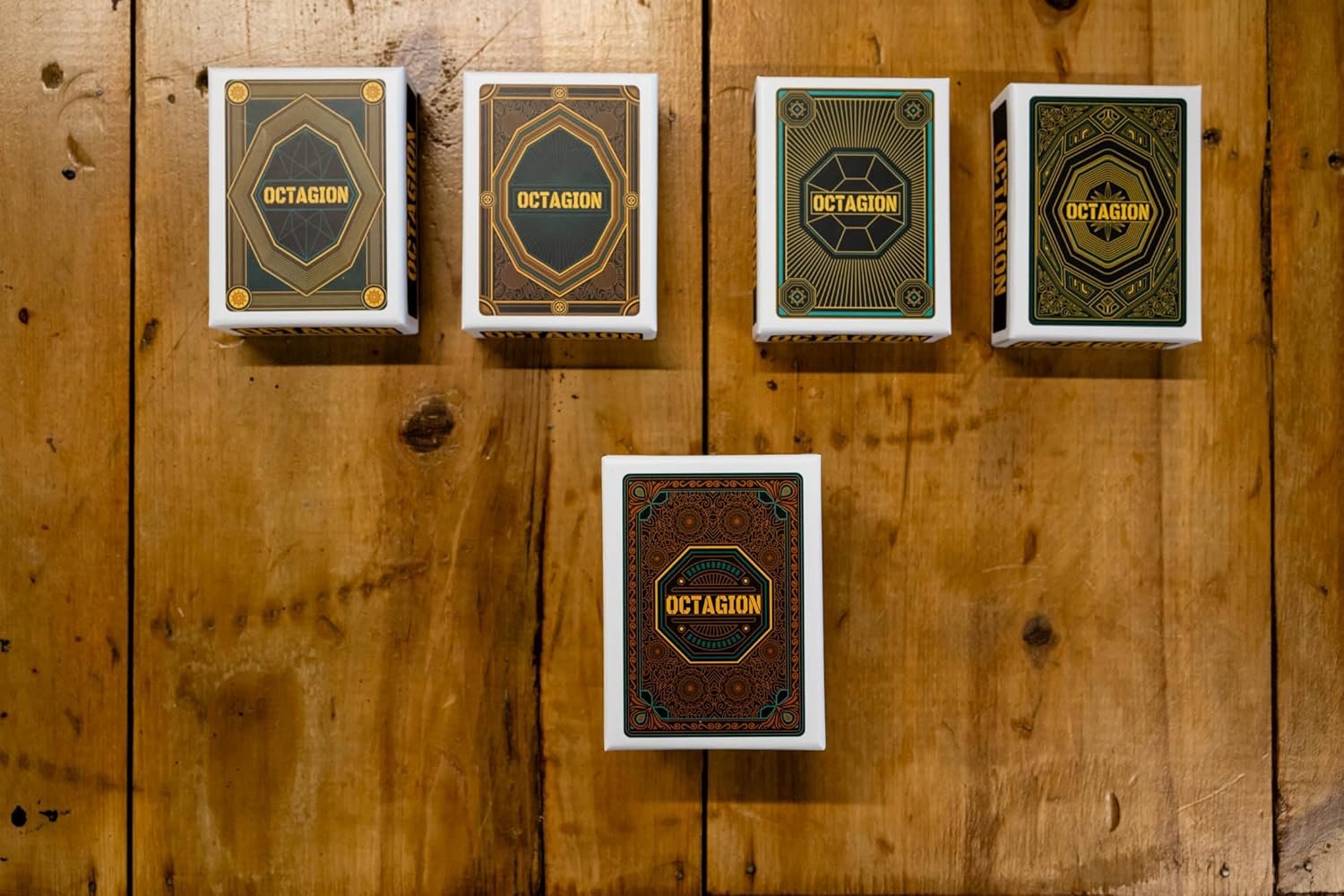 Octagion | Clever Word Card Game Based on Deduction & Pattern Recognition | Play Solo, Head-to-Head or Teams | Family-Friendly Speed-Spelling Game | Easy to Learn, Intense to Master