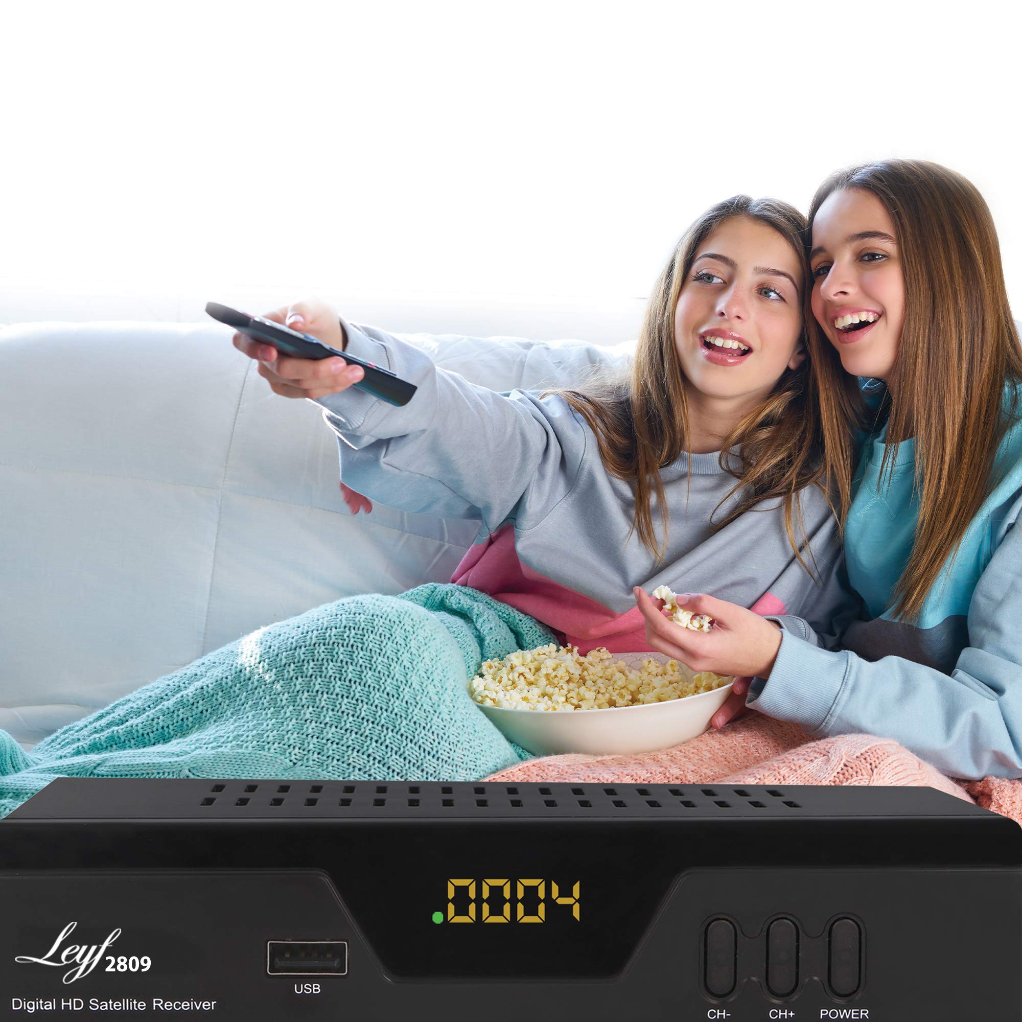 Leyf 2809 Récepteur Satellite numérique HDTV DVB-S/S2 HDMI Full HD 1080p