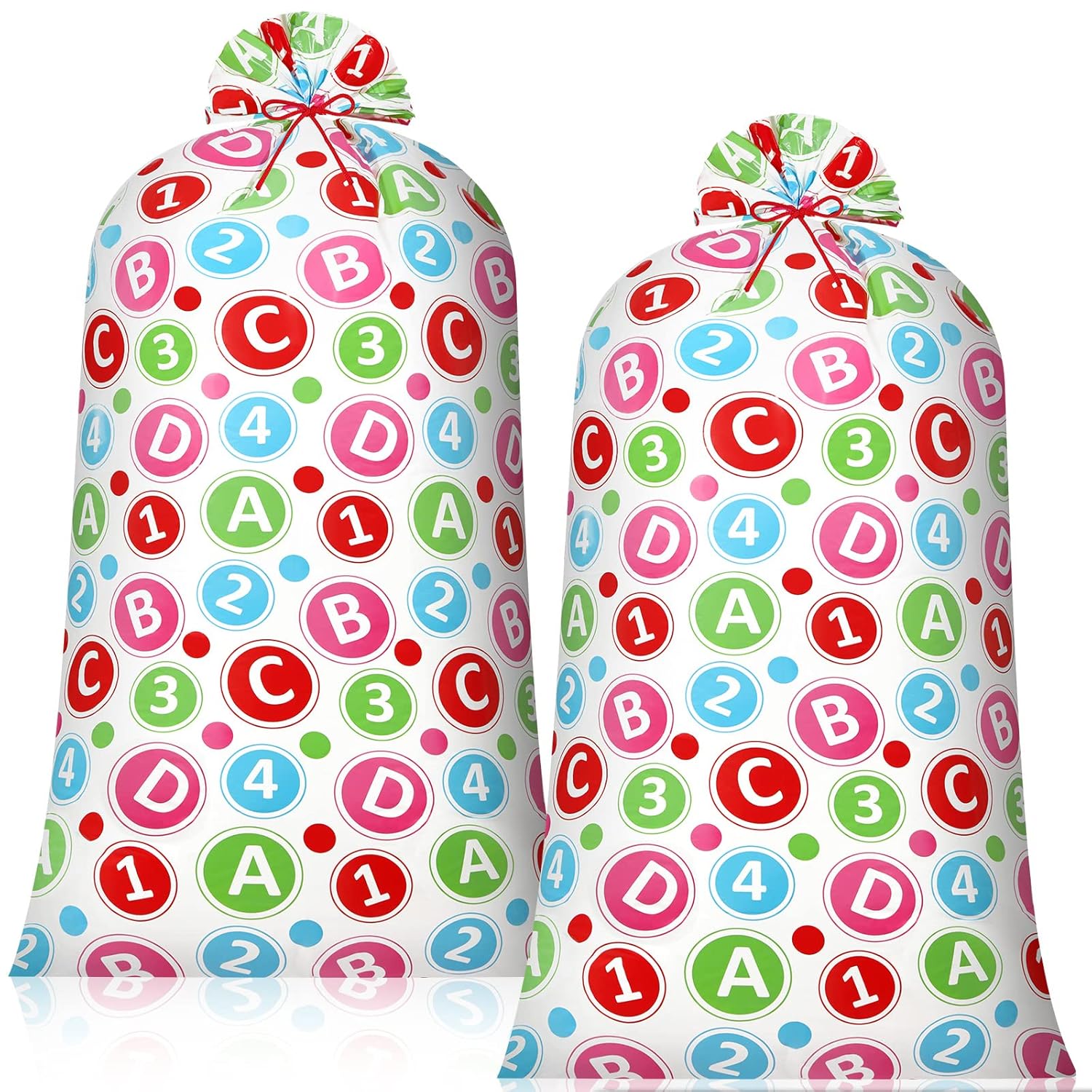 2 Pcs 70 Inches Jumbo Gift Bag Baby Shower Bags Large