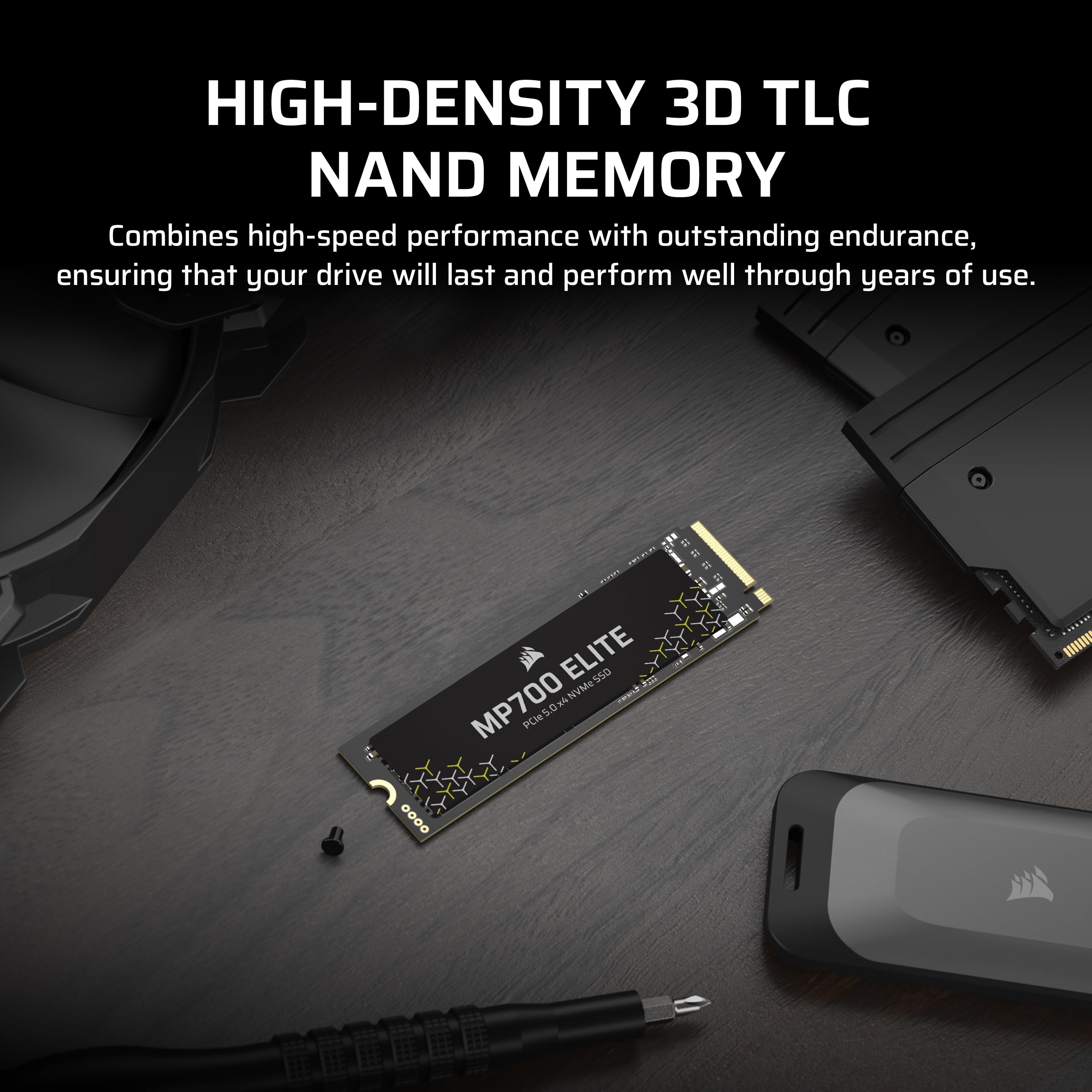 Amazon.com: Corsair MP700 Elite 2TB PCIe 5.0 x4 NVMe M.2 SSD – Up