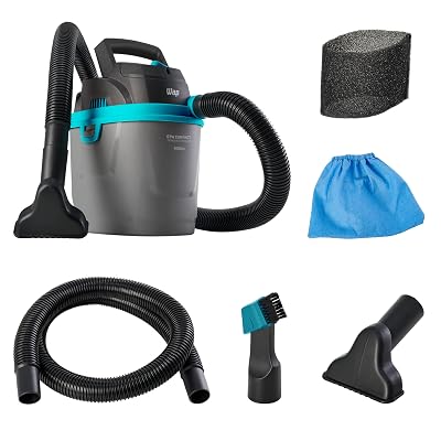 WAP Aspirador de Pó e Água Barril GTW COMPACT, Compacto, 5,5 Litros, com Filtro Lavável, 150mbar 1400W 127V