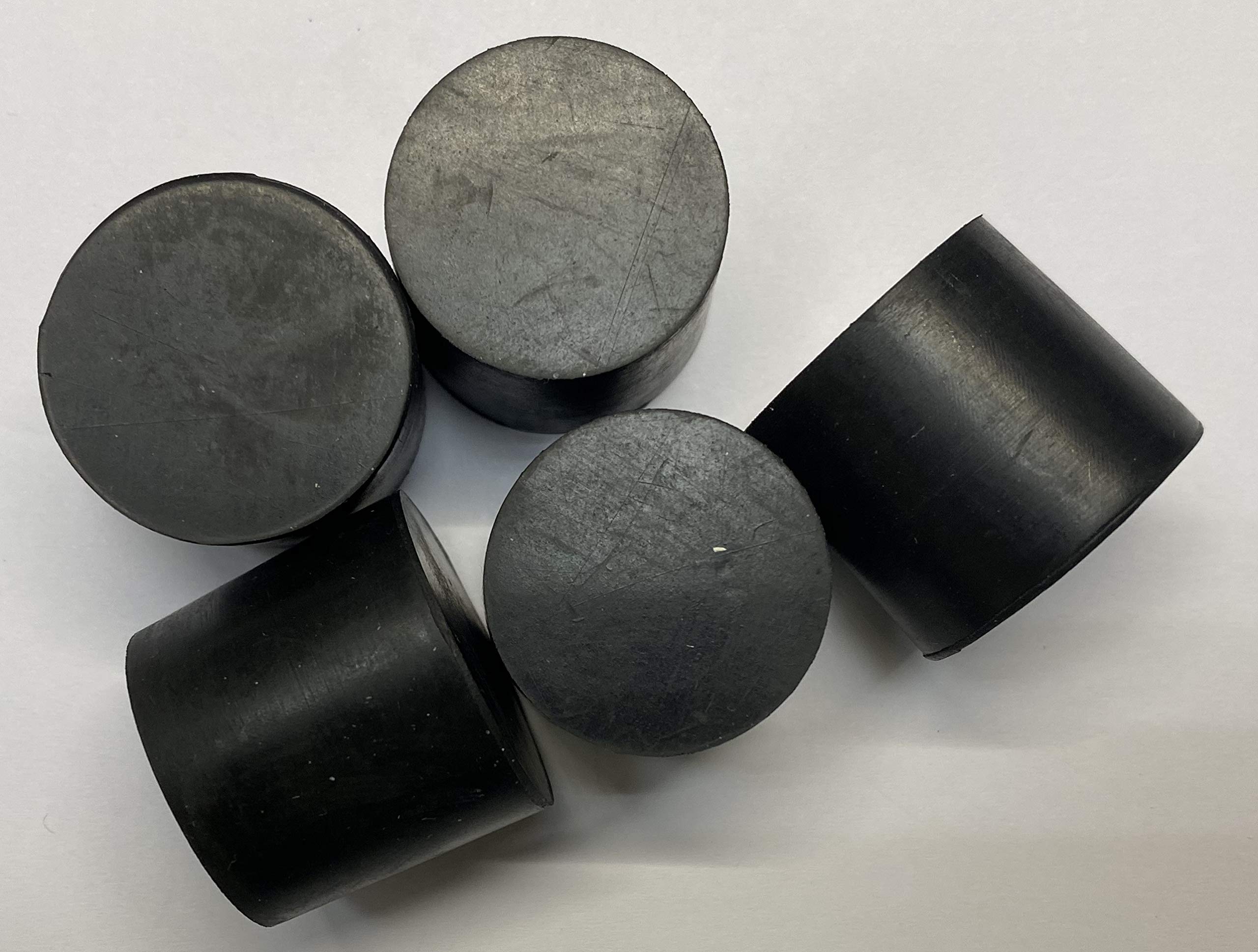 Protection Force Stopper Plug for 1-1/8" 1-5/32" 29mm Hole (Pack of 10) Tube Bottle Openning 1 1/4-7 UNC Thread Nut Paint Masking Reusable Rubber