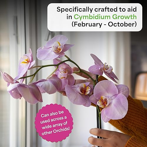 Miniatura 3 de Grow More Fertilizante para orquídeas de fórmula de crecimiento prémium 30-10-10, soluble en agua, fertilizante para orquídeas con alto contenido de