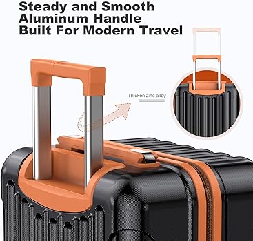 Amazon.com | Nazhura Luggage Set, 3-Piece Hardside Suitcase Set