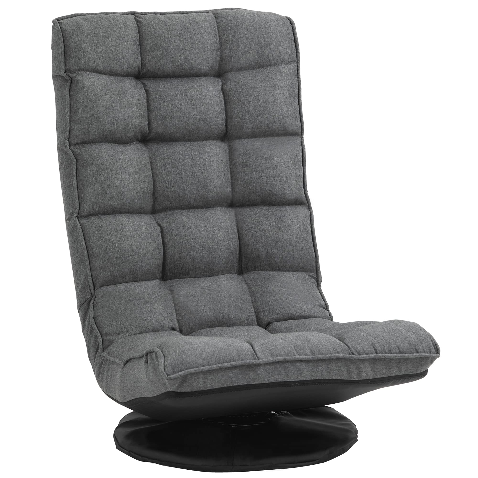 Buy Folding Sofa Chair Lazy Floor Recliner w/ 360 Degree Swivel