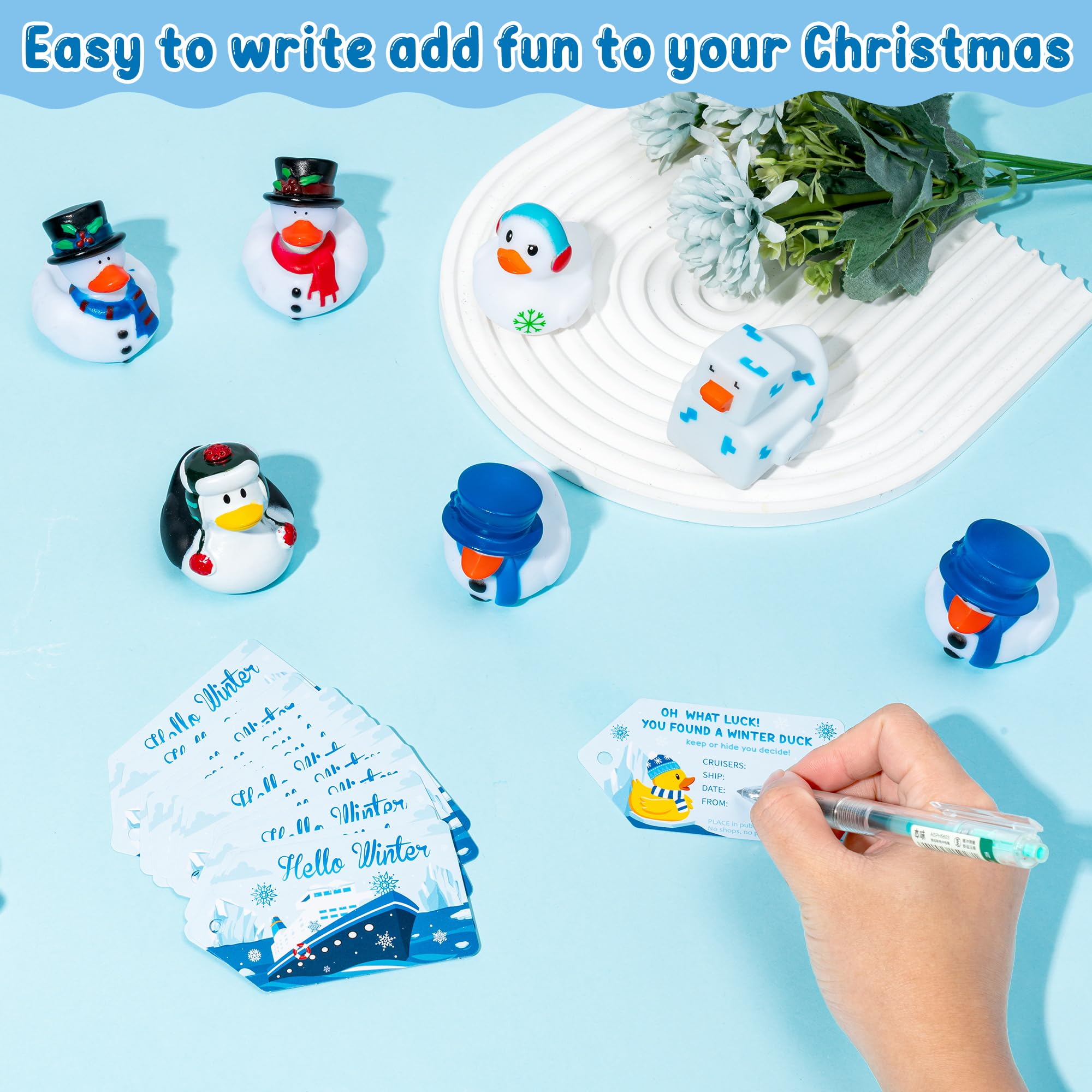 PANTIDE Winter Rubber Ducks Bulk - Image 3