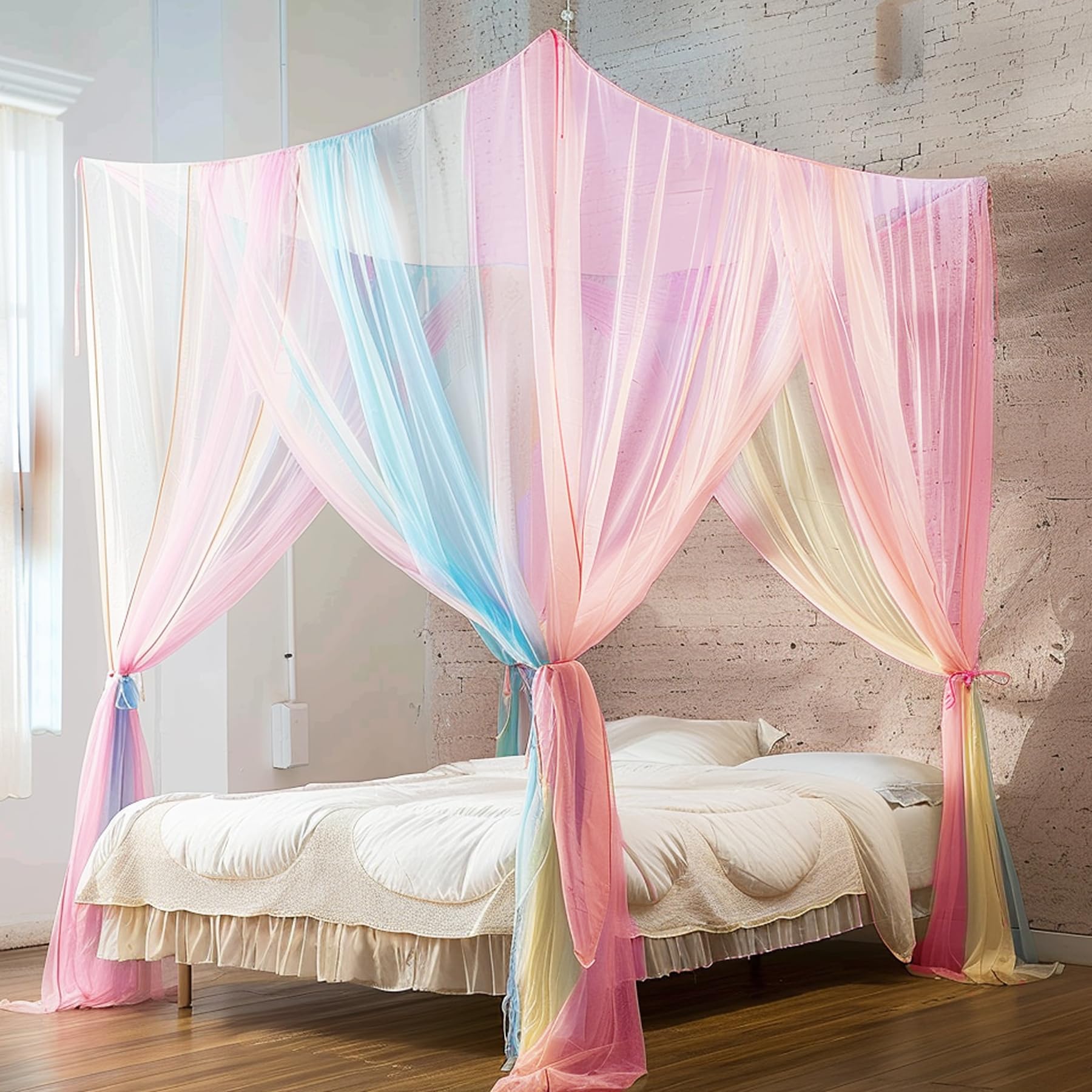 Photo 1 of Comtelek Rainbow Mosquito Bed Canopy Net