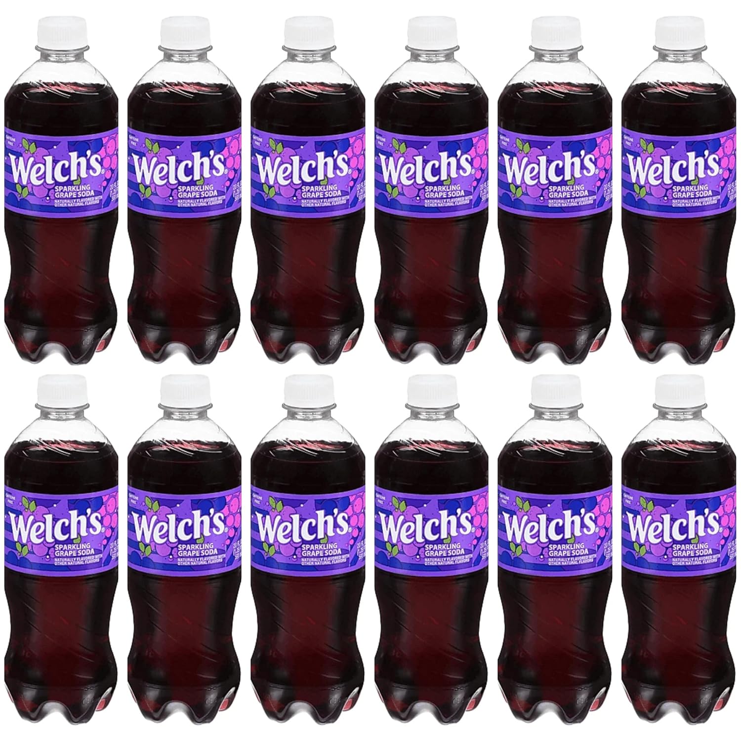 Welch's 20 fl. oz. Sparkling Soda Bottle (12, Grape)