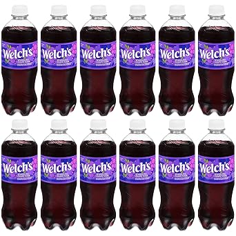 Welchs 20 fl. oz. Sparkling Soda Bottle 12, Grape