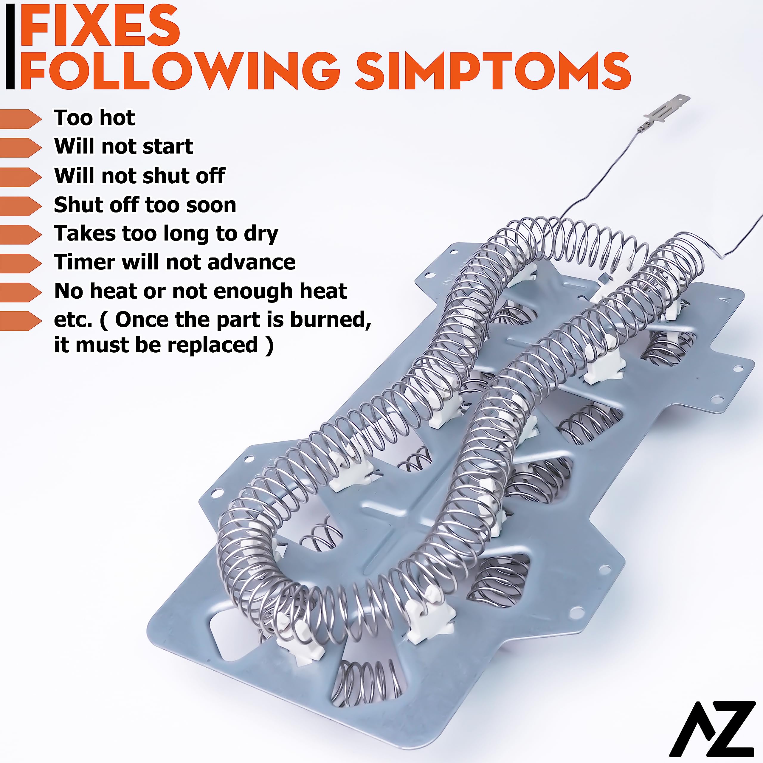 Dryer Heating Element Thermostat Replace For Samsung DVE50M7450W/A3
